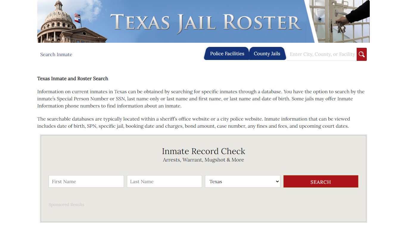 Ochiltree County Jail Inmates | Jail Roster Search